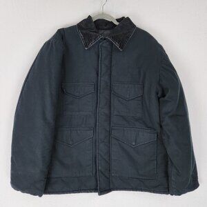 Dakota Outerwear Jacket Mens Medium Black Duck Chore Parka Full Zip Utility
